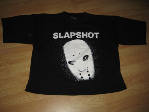 Vintage Slapshot Belly Shirt. tee