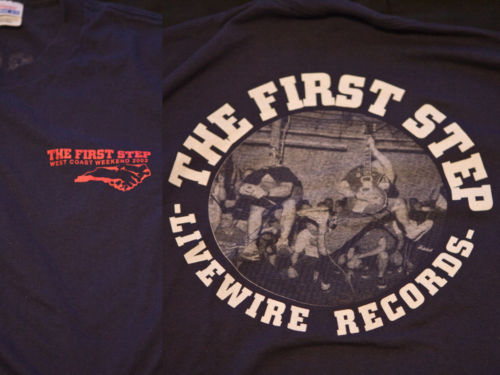 Vintage The First Step & Livewire Records tee