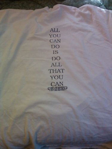 Vintage BIN CHEAP New Age Records Go Vegetarian shirt tee Vintage BIN CHEAP New Age Records Go Vegetarian shirt tee