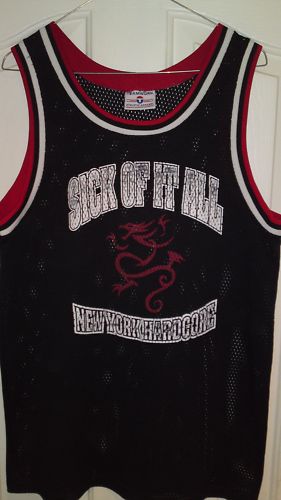 Vintage Sick Of It All basketball vest tee