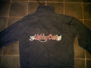 Vintage Motley Crue jean jacket tee Vintage Motley Crue jean jacket tee