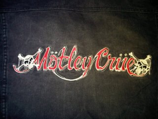 Vintage Motley Crue jean jacket tee Vintage Motley Crue jean jacket tee