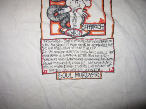 Vintage Supertouch Soul Murder shirt tee