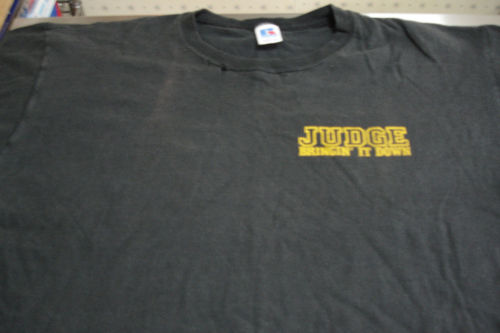 Vintage Judge Storming Through 1990 shirt tee