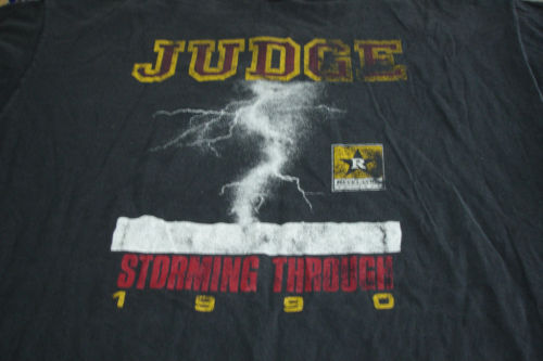 Vintage Judge Storming Through 1990 shirt tee