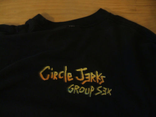 Vintage Circle Jerks group sex shirt tee