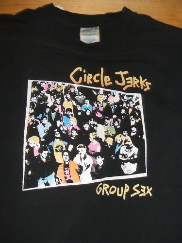 Vintage Circle Jerks group sex shirt tee