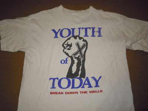 Vintage Red White And Youth. tee