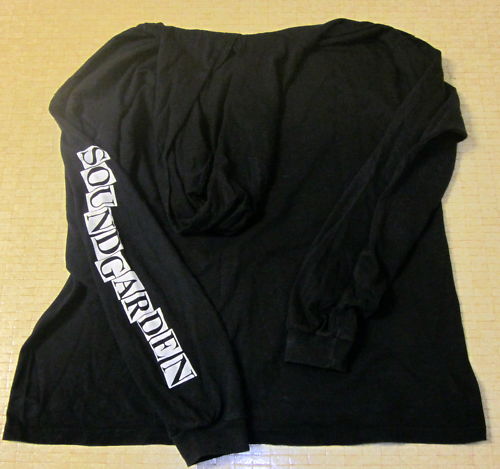 Vintage SOUNDGARDEN LS HOODED T SHIRT 1993 RARE tee