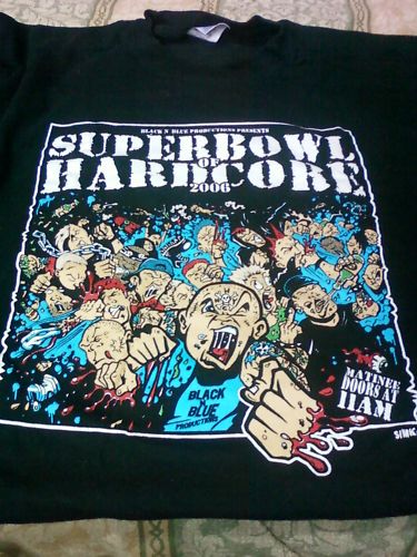 Vintage BIN Superbowl Of Hardcore shirt tee