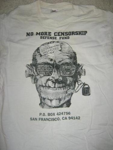 Vintage No More Censorship. tee