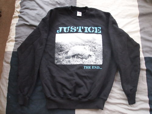 Vintage Justice Last Show Crewneck. tee