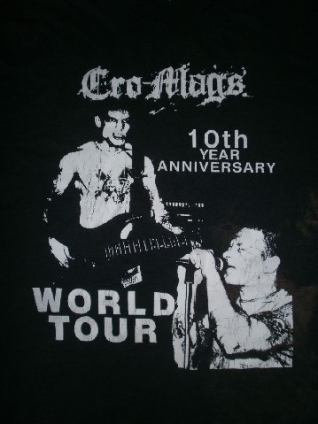 Vintage Cro-mags 10th Anniversary Tee (And Friend). tee