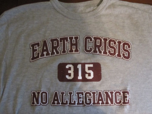 Vintage Earth Crisis/Cabal 315 thermal underwear tee