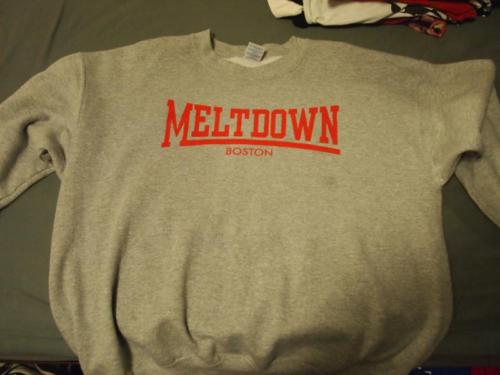 Vintage MELTDOWN CREWNECK BOSTON HARDCORE tee