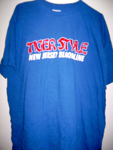 Vintage NJ BLOODLINE RARE TIGER STYLE SHIRT NJHC tee