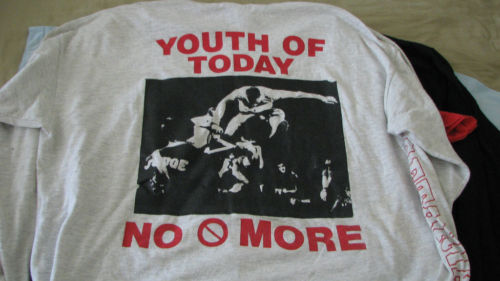 Vintage Youth Of Today Go Vegetarian long sleeve tee