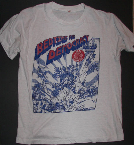 Vintage Dead Kennedys Bedtime In Democracy shirt tee