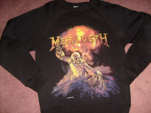 Vintage Metal Monday: Megadeth Crewneck. tee