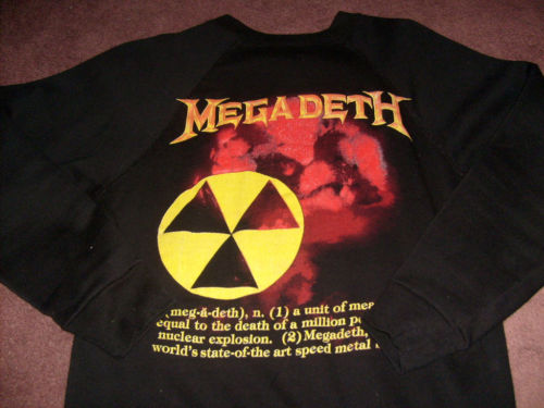 Vintage Metal Monday: Megadeth Crewneck. tee