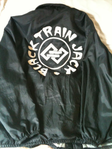 Vintage Black Train Jack windbreaker tee