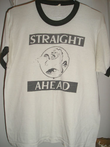 Vintage Straight Ahead ringer tee