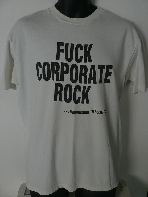 Vintage Fuck Corporate Rock SST Records shirt tee