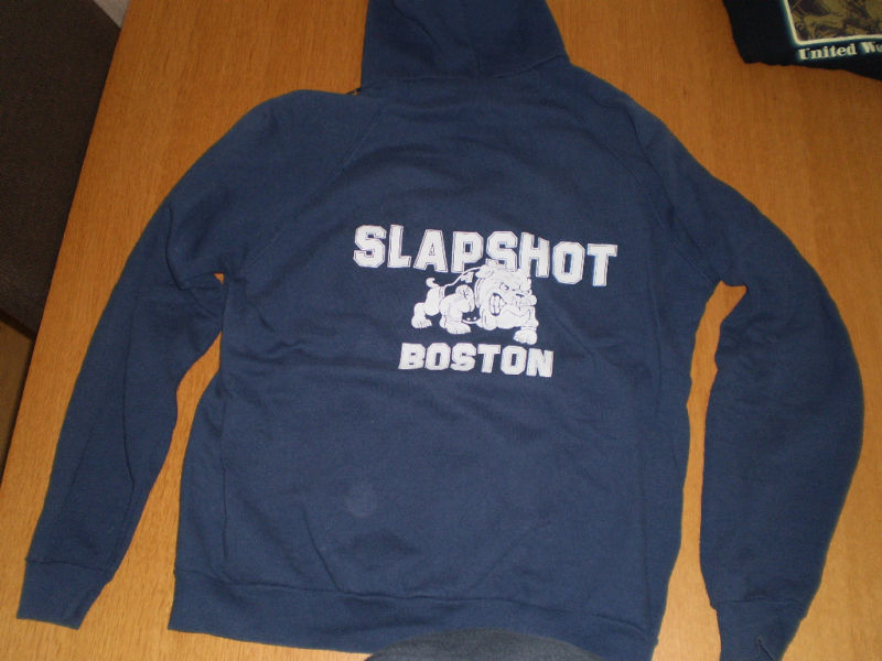 Vintage Slapshot hoodie tee