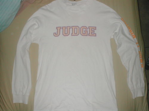 Vintage Yet ANOTHER White Judge Longsleeve. tee