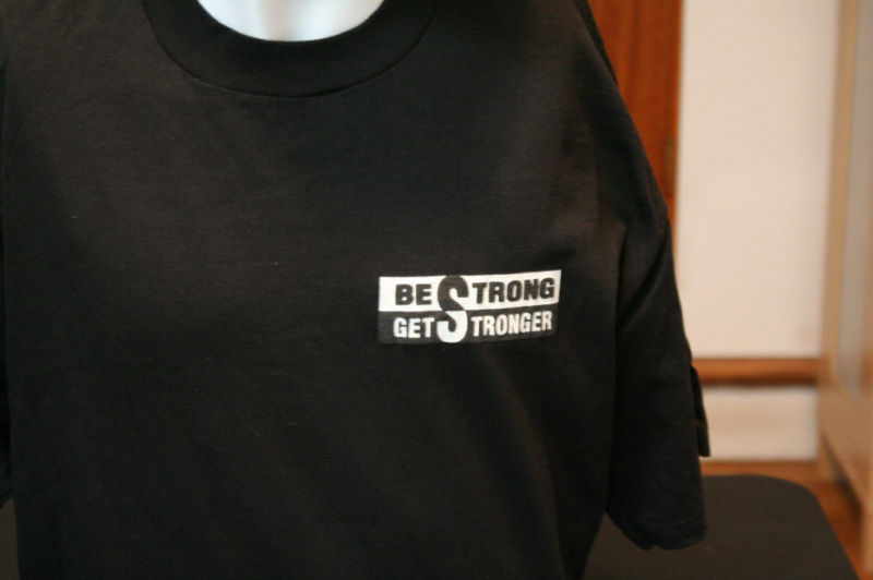 Vintage Be Strong. Get Stronger. tee