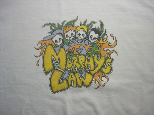 Vintage Murphys Law 1989. tee