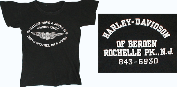 harley whorehouse t-shirt