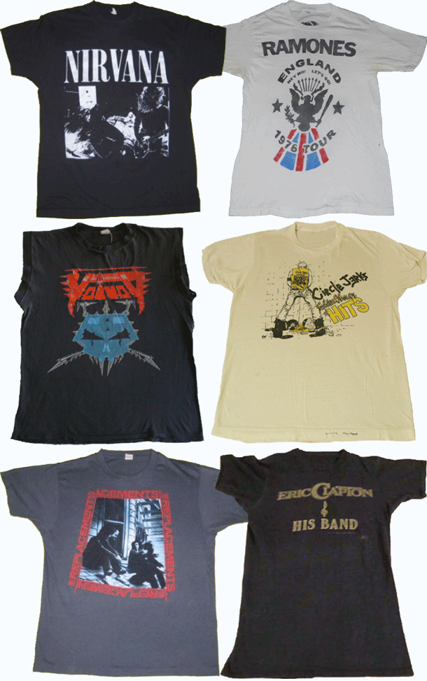 Vintage Nirvana Bleach T-Shirt | Vintage Ramones T-Shirt