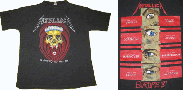 Vintage Metallica T-Shirt | In Vertigo You Will Be | Pushead