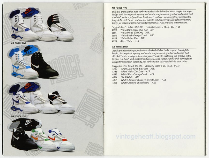 Recientemente personalizado estación de televisión Vintage Nike Basketball Spring 1991 Catalog
