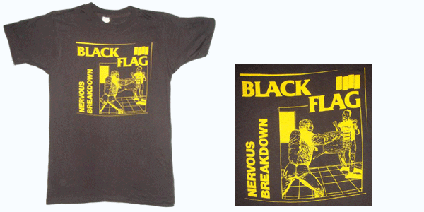 vintage black flag shirt