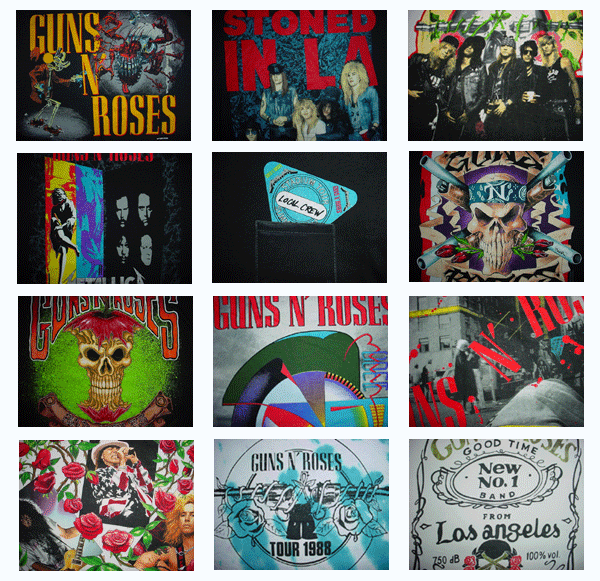 Details about   Guns N Roses Vintage Shirt Dead stock Axl Slab Duff 