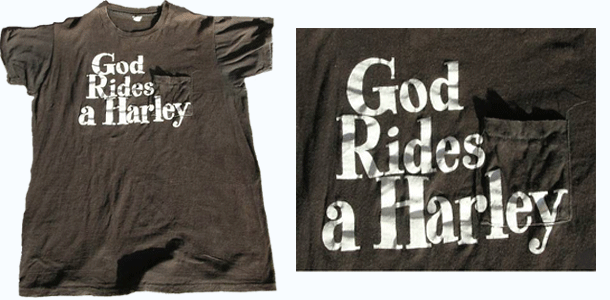 God Rides a Harley Davidson
