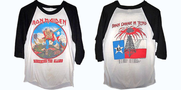 iron maiden jersey remember the alamo texas 1983 jersey