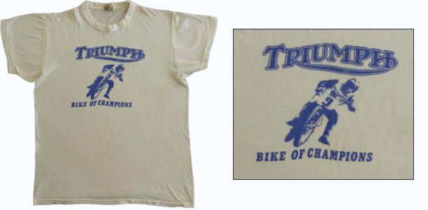vintage triumph motorcycle t-shirt