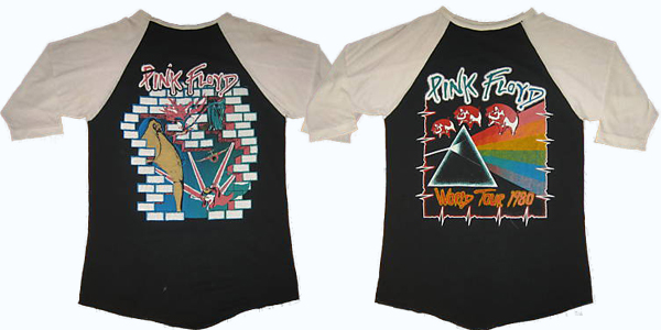 vintage pink floyd the wall shirt