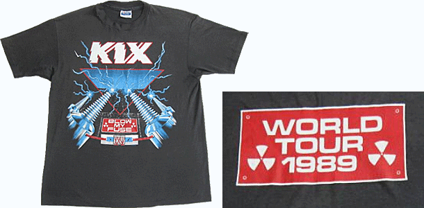 Vintage Kix T-Shirt | Blow My Fuse | 1989