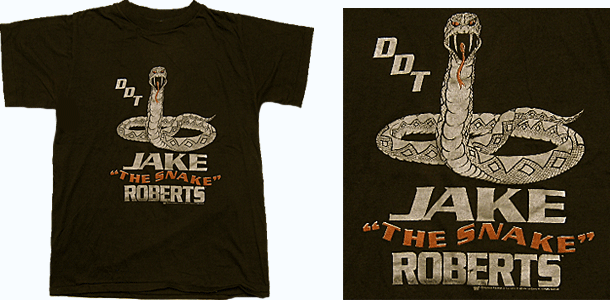 vintage WWF Jake the Snake Roberts DDT t-shirt