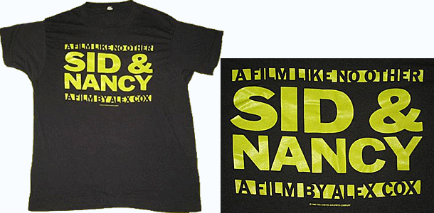 Vintage Sid & Nancy T-Shirt | Movie Gary Oldman Alex Cox '86