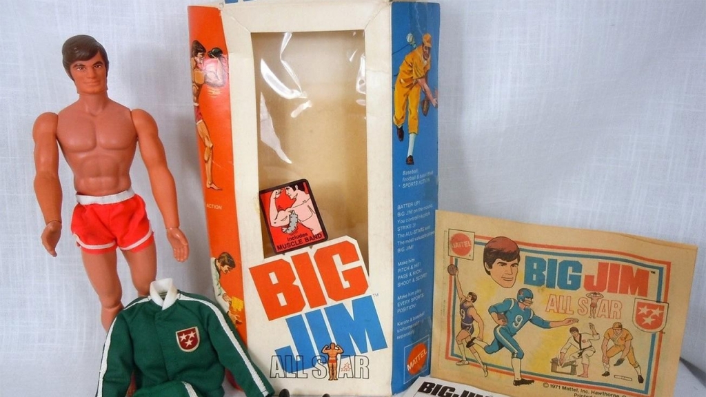 Vintage Big Jim T-Shirt | Mattel Toys | Action Figure