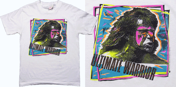 Vintage Ultimate Warrior WWF T-Shirt