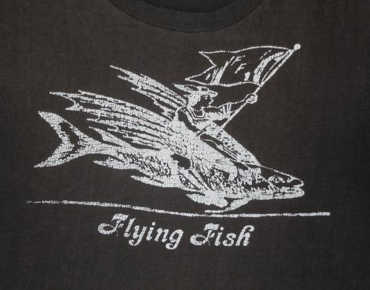1970s Flying Fish Record Label Promo T-Shirt