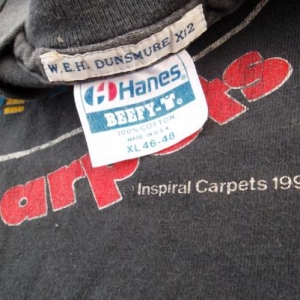 Vintage 1990 Inspiral CarpetsPromo Tour T-shirt