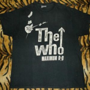 The Who 1989 The Kids Are Alright Pete Townshend T-shirt