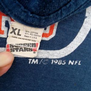 VINTAGE CHICAGO BEARS 1985 NFL SUPERBOWL CHAMPIONS T-SHIRT